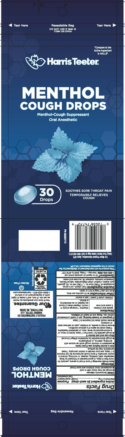 Harris Teeter Menthol 30ct Cough Drops (Harris Teeter Menthol 30ct Cough Drops)